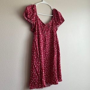 Red and white American Eagle dress. Size medium.